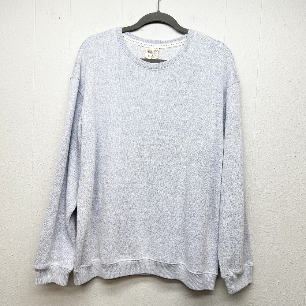 Pacific & Co. Blue Knit Sweater Womens Large Workwear Career Business Casual